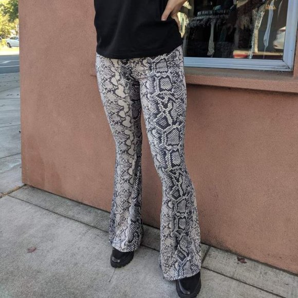 Snake Bell Bottoms - Serpent Dolls Kill - Picture 2 of 5